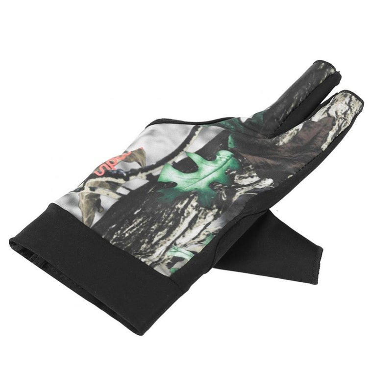 VGEBY Billiards Glove, Elastic Lycra 3 Fingers Snooker Pool Cue Gloves Bridge Hand Billiard Glove(Green-L) - Image 3